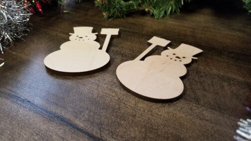 Snowman Wood Cut Out Shape, Wooden Snowman Blank, Snowman wood craft, DIY Christmas Wood Blanks