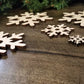 Snowflake Wood Cut Out Shape, Wooden Snowflake Blank, Snowflake wood blank, DIY Christmas Wood Blanks