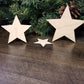 Star Wood Cut out Shape, Star wooden Blank, DIY Christmas Wood Blanks, Star shape blank