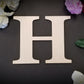 Capital Wood Letter for wall or wedding - Initial - Print font