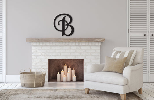 Custom Wood Letters - Cursive, script font