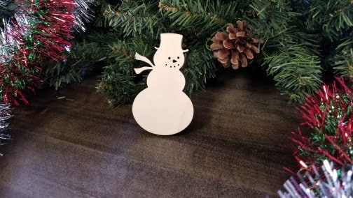 Snowman Wood Cut Out Shape, Wood Snowman Blank, Snowman wood craft, DIY Christmas Wood Blanks, Snowman Blank