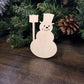 Snowman Wood Cut Out Shape, Wooden Snowman Blank, Snowman wood craft, DIY Christmas Wood Blanks