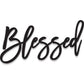 Blessed sign, Blessed Wood Sign, Blessed Wall Decor, Thanksgiving Decor, Blessed Word Sign, Wood Blessed Sign, Blessed Family Sign decor