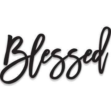 Blessed sign, Blessed Wood Sign, Blessed Wall Decor, Thanksgiving Decor, Blessed Word Sign, Wood Blessed Sign, Blessed Family Sign decor