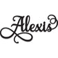 Custom Name Sign, Fancy Script Name sign - Personalized Wood Signs