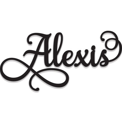 Custom Name Sign, Fancy Script Name sign - Personalized Wood Signs