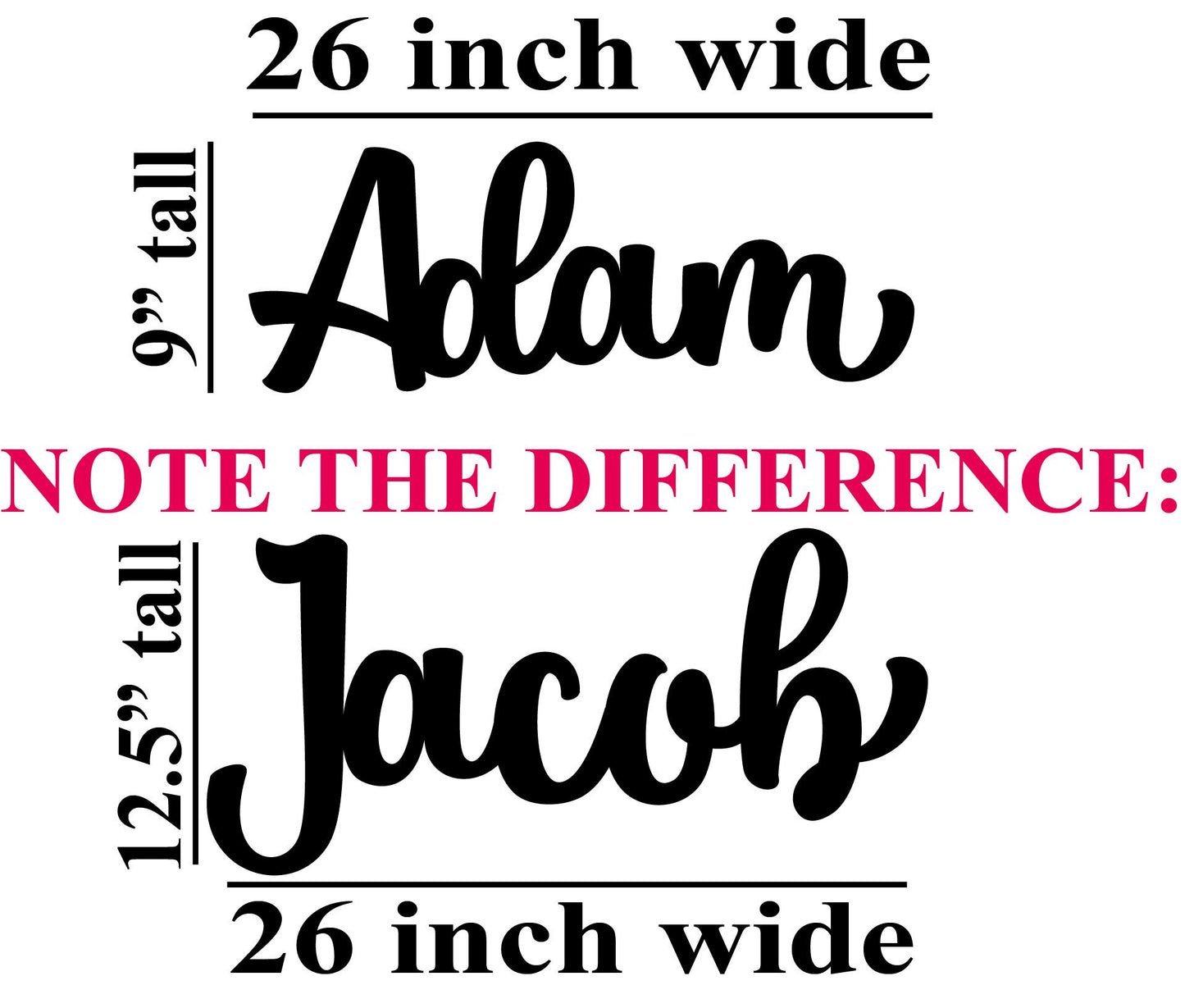 Custom Nursery Name Sign, Boy / Girl Nursery Decor - Wooden Name or Other Personalized Word