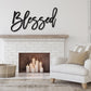 Blessed sign, Blessed Wood Sign, Blessed Wall Decor, Thanksgiving Decor, Blessed Word Sign, Wood Blessed Sign, Blessed Family Sign decor