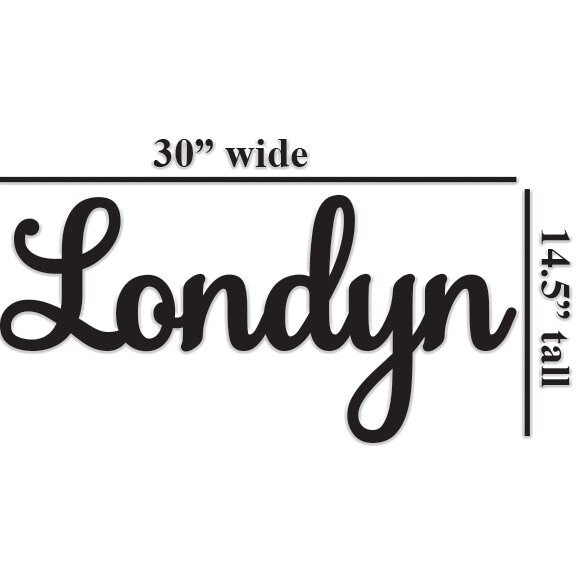 Custom Nursery Name Sign, Boy / Girl Nursery Decor - Wooden Name or Other Personalized Word