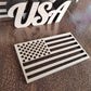 Wood Flag for Crafts, Small USA Wooden Flag, American Flag, Wood cutout Flag shape, Wooden American Flag, DIY Wood Flag for crafts, wreaths
