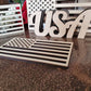 Wood Flag for Crafts, Small USA Wooden Flag, American Flag, Wood cutout Flag shape, Wooden American Flag, DIY Wood Flag for crafts, wreaths