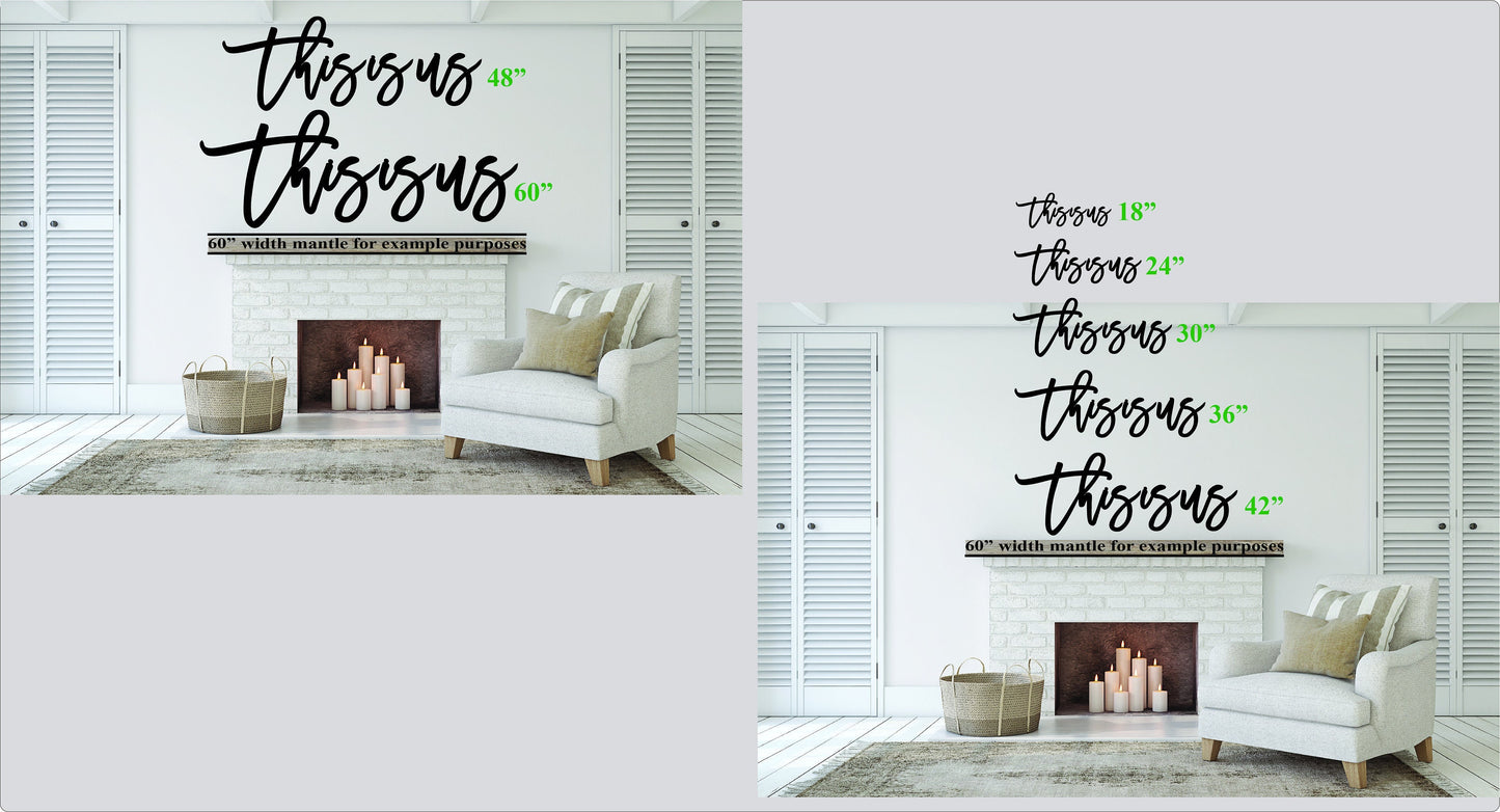 This is us sign, Wood Wall Art, Home Decor for Family Room
