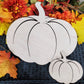 Pumpkin wood cutout, Pumpkin cutout shape, Pumpkin shape for crafts, Laser Cut Pumpkins Unfinished, Halloween Fall Decor, 2-24 in wide 1/4"