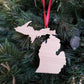 Michigan Ornaments, Bulk wood cut out Blanks, Unfinished, state Shaped Wood Ornament, DIY, Christmas ornaments, Blanks for Crafts, sign making