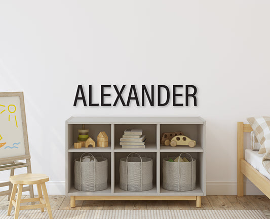 All capital custom wood Letters - Personalized Name sign - All individual letters