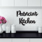 Custom Kitchen Sign. Personalized Kitchen Sign. Wood Word Cutouts. Kitchen Gift, Kitchen Decor Gifts for her, gift for grandma, gift for him