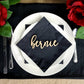 Custom Name Place Cards for Wedding Table Settings, Thanksgiving plate settings or any other special occasion event.