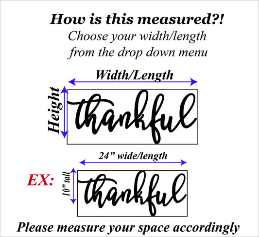 Thankful sign, Thankful Wood Sign, Thankful Wall Decor, Thanksgiving Decor, Thankful Word Sign, Wood Thankful Sign, Thankful Wall Sign decor