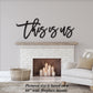 This is us sign, Wood Wall Art, Home Decor for Family Room