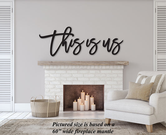 This is us sign, Wood Wall Art, Home Decor for Family Room