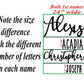 Custom Name Sign, First & Middle Personalized Name Sign