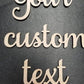 Custom Wood Word, Personalized Word sign
