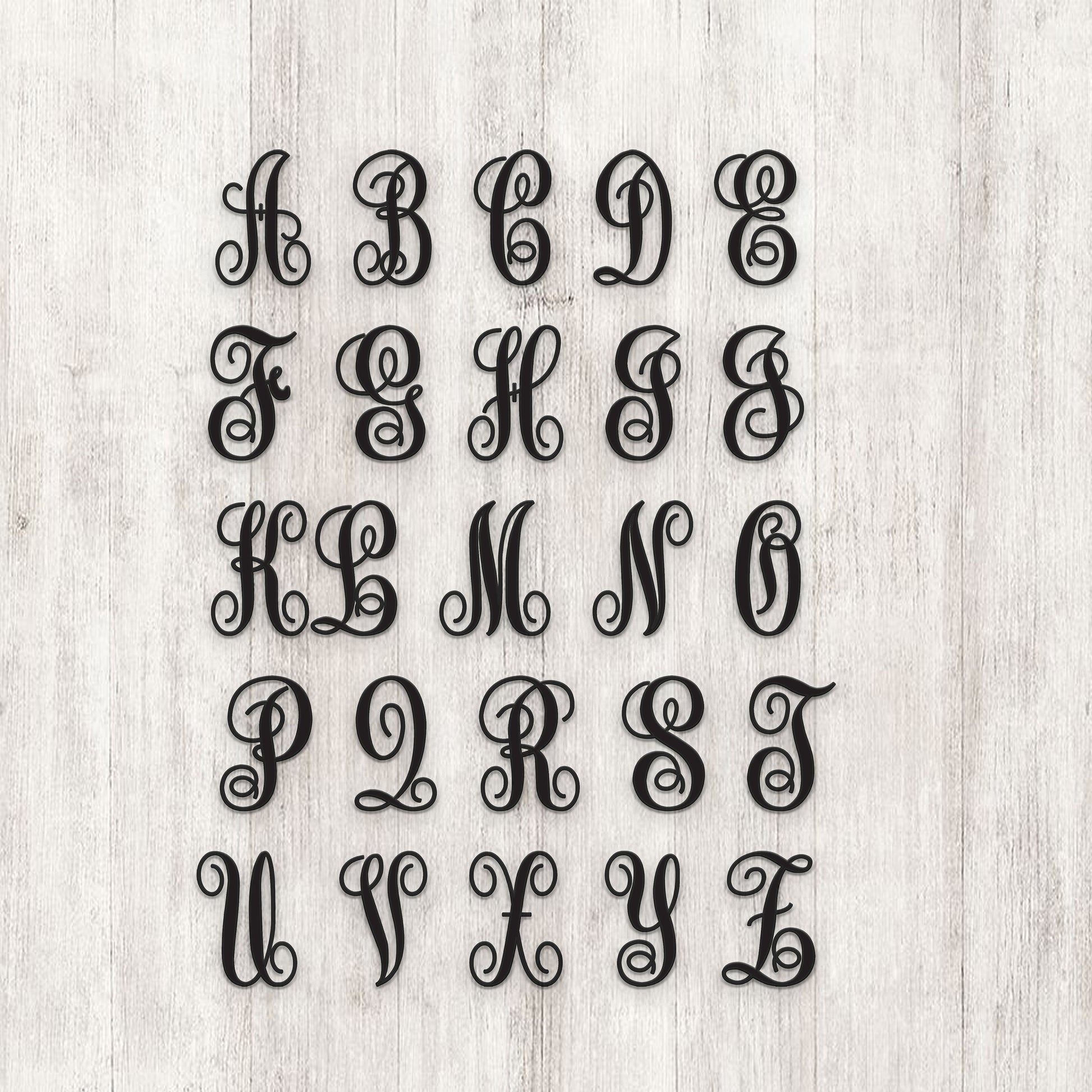 Custom Last Name & Monogram Sign with Letter Initial, Circle / Round Family Name Sign, Personalized Home Decor