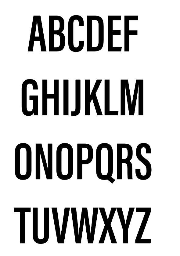 All capital custom wood Letters - Personalized Name sign - All individual letters