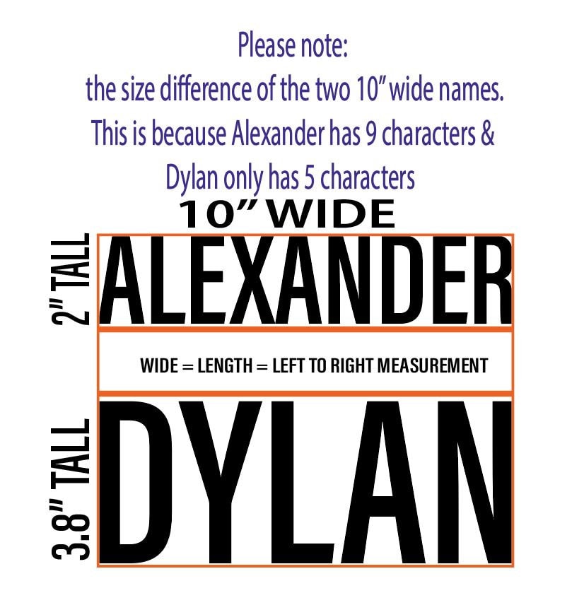 All capital custom wood Letters - Personalized Name sign - All individual letters