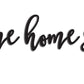 Come home safe sign, Wood word sign, custom door sign, foyer sign, home decor, welcome home decorations, police, firefighter door decoration