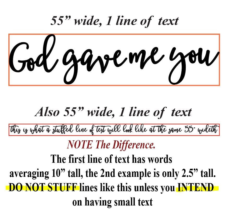 Custom wood words - Custom Phrases - Personalize any custom phrase