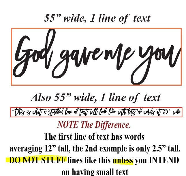 Custom wood words - Custom Phrases - Personalize any custom phrase