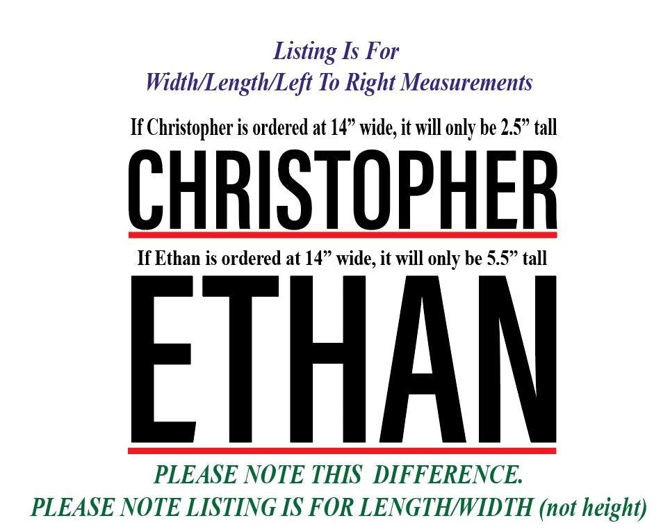 All capital custom wood Letters - Personalized Name sign - All individual letters