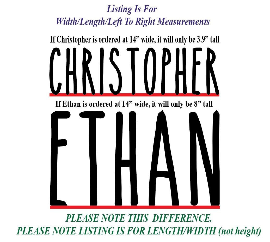 Tall Farmhouse Style Wood Letters for Custom Name signs or other Personalized Wood Words- All individual letters as pictred