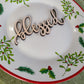 Blessed Place Cards, Blessed sign, Christmas table setting, Holiday Decor Christmas Place settings, Small Wood Blessed Sign