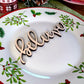 Believe Place Cards, Christmas Plate setting cards, Christmas Wooden Word, Holiday Decor, Christmas Place settings, Small Wood Believe Sign