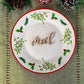 Noel Place Cards, Christmas Plate setting cards, Christmas Wooden Word, Holiday Decor, Christmas Place settings, Small Wood Noel Sign