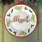Blessed Place Cards, Blessed sign, Christmas table setting, Holiday Decor Christmas Place settings, Small Wood Blessed Sign