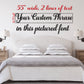 Custom wood words - Custom Phrases - Personalize any custom phrase