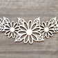 Wood Floral Cut out, Flower shapes, Wooden floral pattern for wood signs, wood flowery cutout, wood blanks shapes for crafts, unfinished DIY