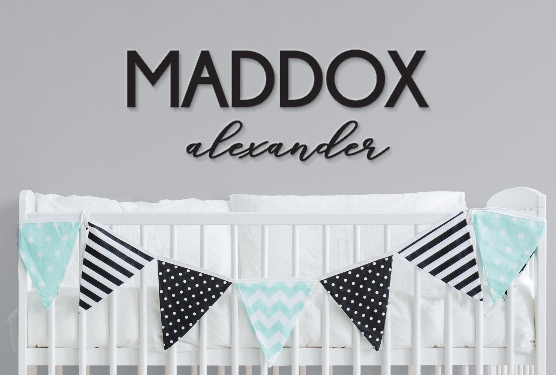 Custom Name Sign, First is in all capital letters & Middle Name is cursive, with first letter lowercased. Personalized Name Sign, Handwritten Font Personalized Wood Name Sign. Wooden Name Childrens Name sign. Various colors and sizes available