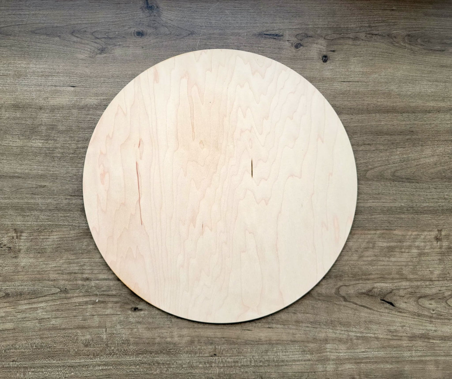 CIRCLE wood sign blank for engraving, painting, wood burning, Ready to Finish, DIY sign making, crafting, unfinished sign backers 1/4" thick