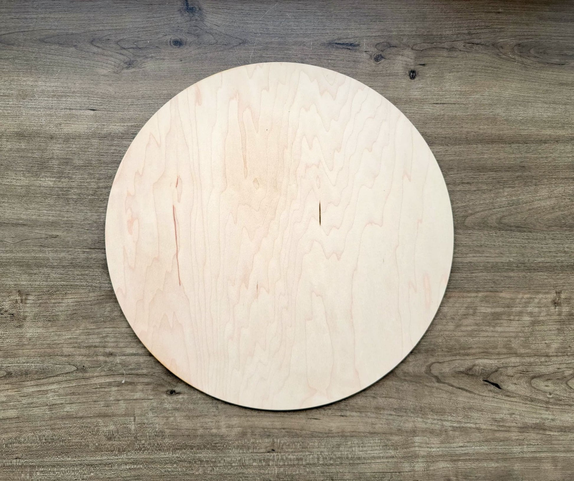 CIRCLE wood sign blank for engraving, painting, wood burning, Ready to Finish, DIY sign making, crafting, unfinished sign backers 1/4" thick