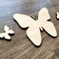 Butterfly Wood Cut out Shape, Wooden Butterfly Shape Blank, Unfinished Butterfly wood blank, Shapes for Crafts DIY Wood Blank, Butterfly shape blank