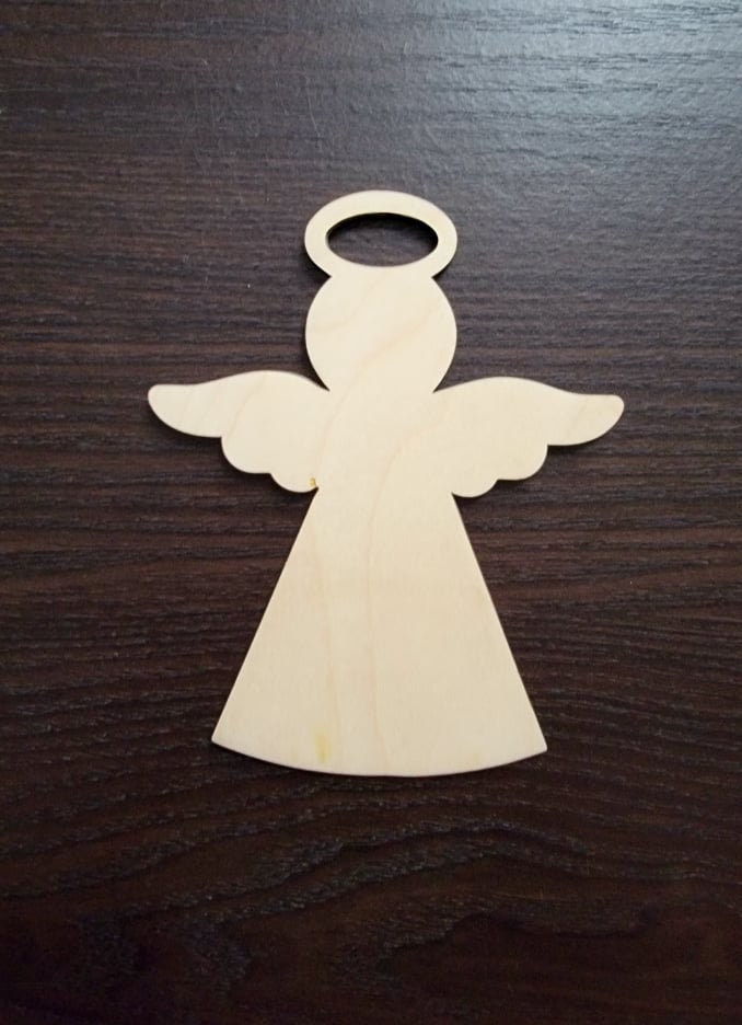 Christmas Angel Wood Cut out Shape, Wooden Angel - Unfinished, DIY Wood Blank, Christmas wood blank, Wood Crafts, Holiday Ornaments Shapes