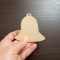 Christmas Bell Wood Cut out Shape, Wooden Bell - Unfinished, DIY Wood Blank, Christmas wood blank, Wood Crafts, Holiday Ornaments