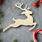 Reindeer Wood Shape, Wood Reindeer Shape, Unfinished, DIY Wood Blank, Christmas wood blank, Santa's Reindeer, Wood Crafts, Holiday Ornaments