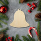 Christmas Bell Wood Cut out Shape, Wooden Bell - Unfinished, DIY Wood Blank, Christmas wood blank, Wood Crafts, Holiday Ornaments