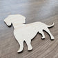 Dachshund Wood Shape, Wooden Dachshund Blank, Unfinished Dachshund wood blank, Dog, Pet, Arts Crafts DIY Projects, 1/4 inch thick Weiner dog